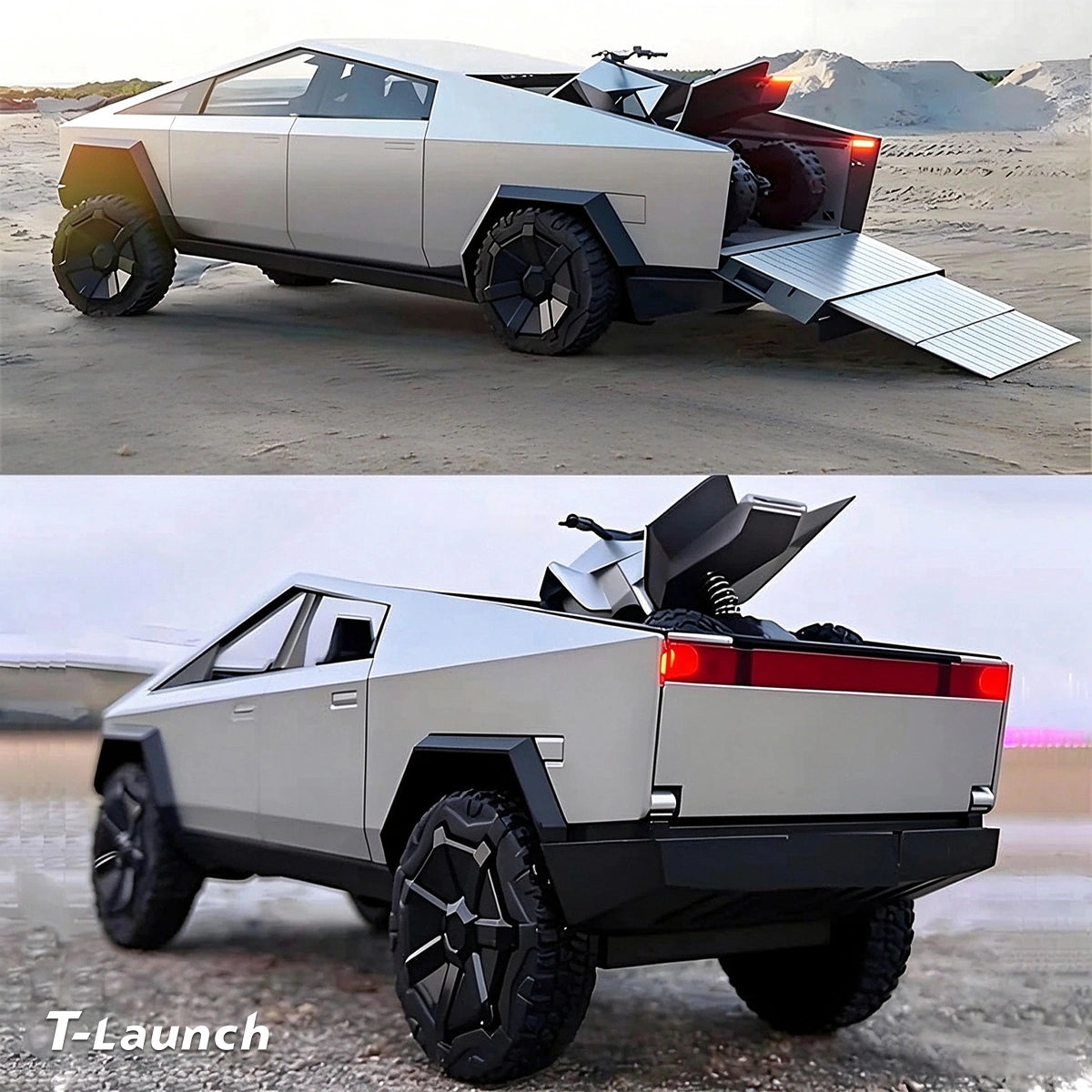 1:24 Scale Alloy Pickup Truck Model - T-Launch