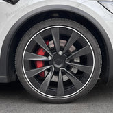 Aluminum Alloy Wheel Rim Protectors (Tesla Body Color Match) – for All Tesla Models