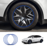 19'' kola Machina 2.0, hliníkové chrániče ráfků kol pro Tesla Model YL 6místný 2026+
