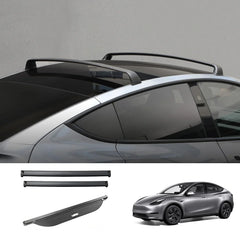 Bundle Save $70: Aluminum Roof Rack Cargo Cross Bars + Rear Trunk Privacy Cargo Cover