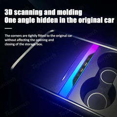 Voice-Controlled Ambient Light Charging Extension for Tesla Model 3/Y(2020-2024)