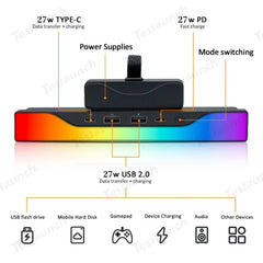 Voice-Controlled Ambient Light Charging Extension for Tesla Model 3/Y(2020-2024)