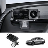 Electric Auto-Clamping & Rotating Wireless Charging Phone Holder for Tesla Model 3/Y/Y L 2024+ - T-Launch