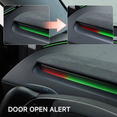 Smart Blind Spot Detection (BSD) Dashboard Ambient Light Bar for Tesla Model Y Juniper 2025+ / Model 3 Highland 2024+