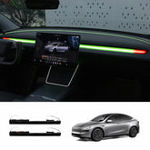 Smart Blind Spot Detection (BSD) Dashboard Ambient Light Bar for Tesla Model Y Juniper 2025+ / Model 3 Highland 2024+