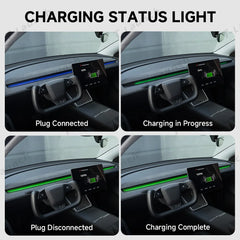 Smart Blind Spot Detection (BSD) Dashboard Ambient Light Bar for Tesla Model Y Juniper 2025+ / Model 3 Highland 2024+