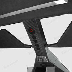 Capa de acabamento para luz de leitura em fibra de carbono genuína. Tesla Cybertruck