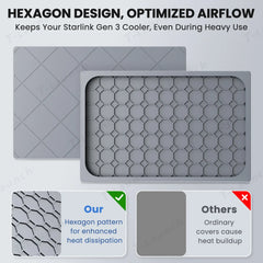 Silicone Protector Cover Case for Starlink Gen 3 Dish