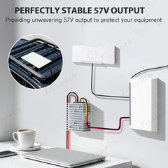 12V/24V to 57V DC Power Adapter for Starlink Gen 3 Performance - Ring Terminal