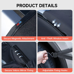 Windshield Side Window & Door Handle Full Snow Cover for Tesla Model 3/Y/S