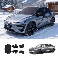 Windshield Side Window & Door Handle Full Snow Cover for Tesla Model 3/Y/S