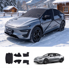 Windshield Side Window & Door Handle Full Snow Cover for Tesla Model 3/Y/S