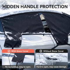 Windshield Side Window & Door Handle Full Snow Cover for Tesla Model 3/Y/S - T-Launch