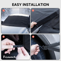 Windshield Side Window & Door Handle Full Snow Cover for Tesla Model 3/Y/S