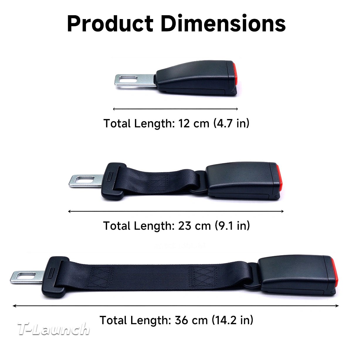 Car Seat Belt Extender for Tesla Model 3/Y/S/X/Cybertruck - T-Launch