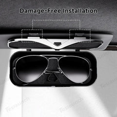 Car Sun Visor Glasses Storage Box – Universal Fit for All Cars
