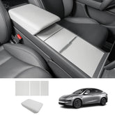 Center Console Panel & Armrest Protective Cover Set for Tesla Model 3 2024+ / Model Y 2025+
