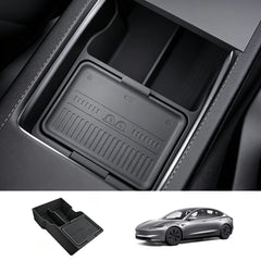 Center Console & Armrest Silicone Storage Organizer Set for Tesla Model 3 Highland 2024+ - T-Launch