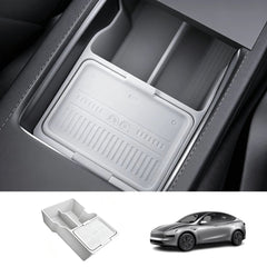 Center Console & Armrest Silicone Storage Organizer Set for Tesla Model Y/Y L 2025+ - T-Launch