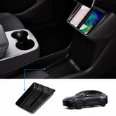 TPE Center Console Lower Storage Organizer Tray for Tesla Model Y Juniper Standard 2025+ - T-Launch