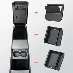 Center Console Organizer and Armrest Box for Tesla Model 3 Highland Standard 2025+