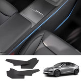 Center Console Side Anti-Kick Protector Covers for Tesla Model Y/Y L 2025+