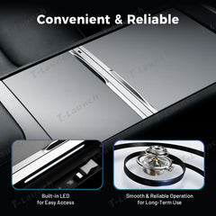 Fast-Charging GaN Center Console USB Hub Dock for Tesla Model Y Juniper 2025+