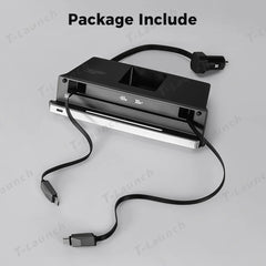 Fast-Charging GaN Center Console USB Hub Dock for Tesla Model Y Juniper 2025+