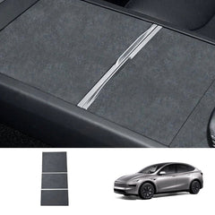 Alcantara Center Console Sticker Cover for Tesla Model Y L 2026+