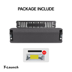 Rear Air Vent Charging Dock with Retractable Cables for Tesla Model Y L 2026+