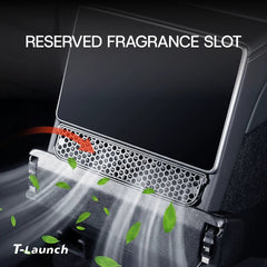 Rear Air Vent Charging Dock with Retractable Cables for Tesla Model Y L 2026+