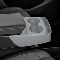 Silicone Integrated Cup Holder & Storage Organizer for Tesla Model Y Standard 2026+