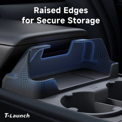 Center Console Cup Holder & Sunglasses Organizer for Tesla Model 3 2021-2023/Model Y 2021-2024 - T-Launch