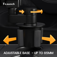360° Rotatable Cup Holder Tray Table for Tesla Model 3/Y/S/X
