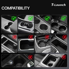 360° Rotatable Cup Holder Tray Table for Tesla Model 3/Y/S/X