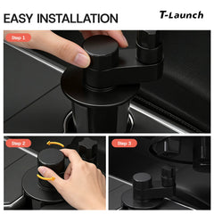 360° Rotatable Cup Holder Tray Table for Tesla Model 3/Y/S/X