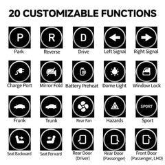 Customizable Center Console Physical Control Buttons for Tesla Model 3 (2017+) / Model Y (2020+)