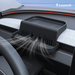 Dashboard Storage Tray with Phone Holder & ETC Bracket for Tesla Model 3/Y/YL 2024+