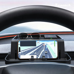 Dashboard Storage Tray with Phone Holder & ETC Bracket for Tesla Model 3/Y/YL 2024+