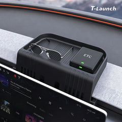 Dashboard Storage Tray with Phone Holder & ETC Bracket for Tesla Model 3/Y/YL 2024+