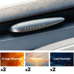 Starship-Style Dashboard Air Freshener for Tesla Model 3 2024+ / Model Y 2025+ - T-Launch