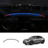 Juniper-Style Dashboard Ambient Light Kit with BSD Warning for Tesla Model Y 2020-2024