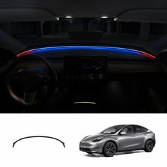 Juniper-Style Dashboard Ambient Light Kit with BSD Warning for Tesla Model Y 2020-2024
