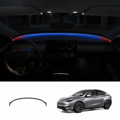 Juniper-Style Dashboard Ambient Light Kit with BSD Warning for Tesla Model Y 2020-2024 - T-Launch