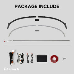 Juniper-Style Dashboard Ambient Light Kit with BSD Warning for Tesla Model Y 2020-2024 - T-Launch