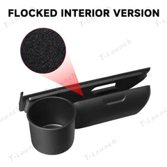 Dashboard Cup & Glasses Holder – 2-in-1 Storage Organizer Box for Tesla Model Y Juniper 2025+