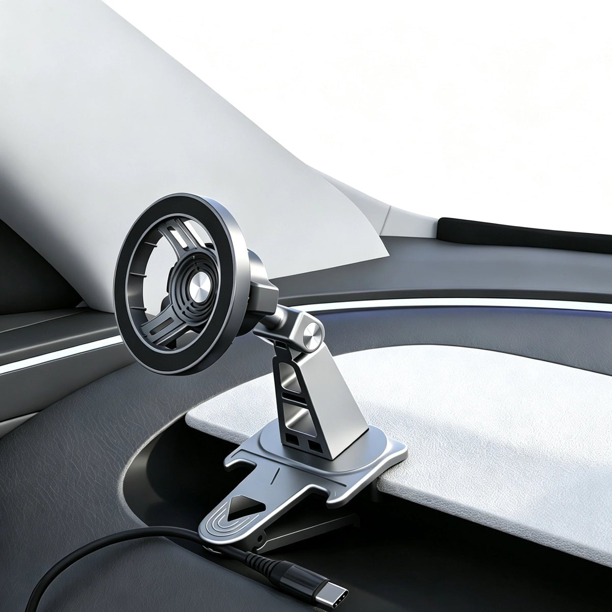 Dashboard Vent Clip Magnetic Phone Holder for Tesla Model 3 2024+/ Model Y 2025+ - T-Launch