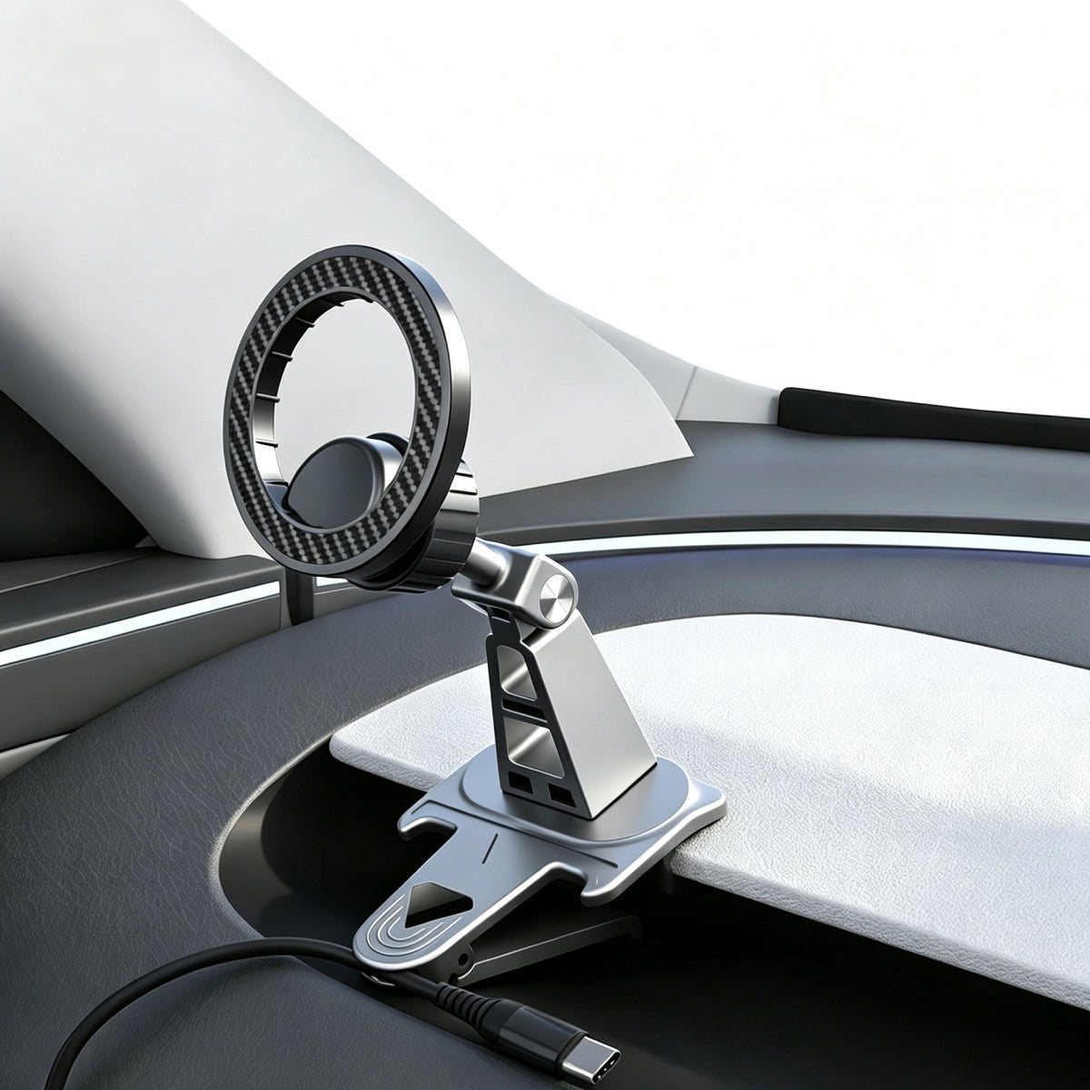 Dashboard Vent Clip Magnetic Phone Holder for Tesla Model 3 2024+/ Model Y 2025+ - T-Launch