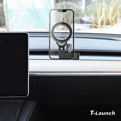 Model حامل الهاتف Magsafe 3/Y للوحة القيادة Tesla- حامل الهاتف المحمول المغناطيسي