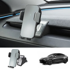 Dashboard Phone Holder with Solar Auto Clamp for 2026 New Tesla Model Y Standard